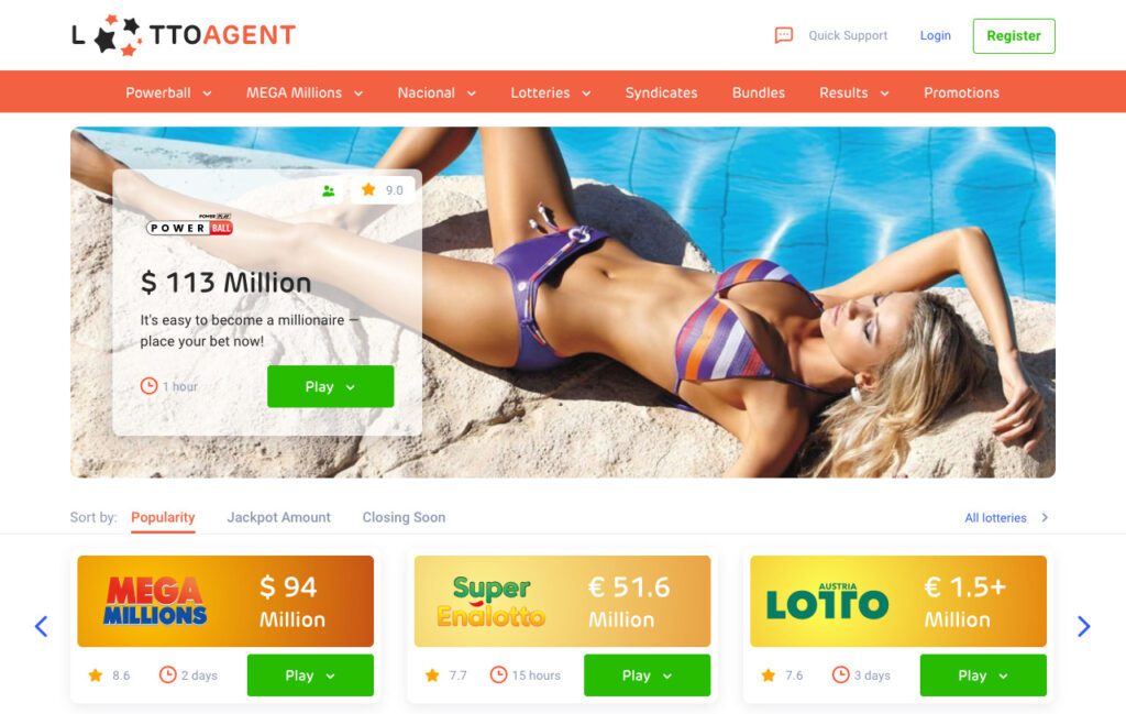 Lotto Agent Homepage